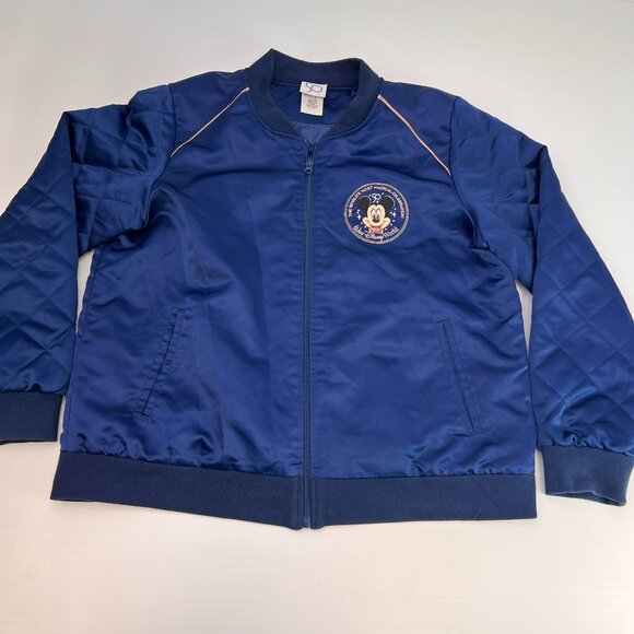 Disney Jacket Men Extra Large Mickey Mouse 50 Castle Walt World Zip Hype Core - Picture 1 of 16